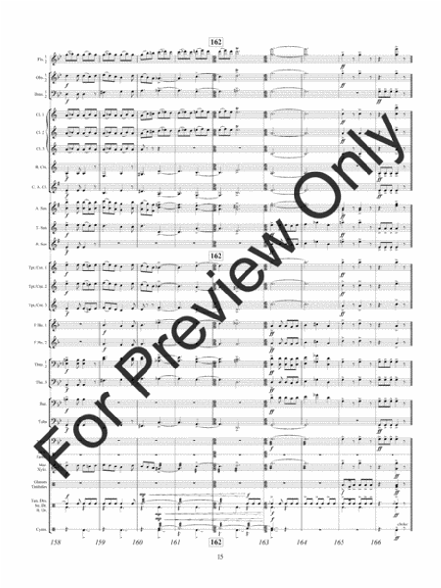 Twilight Dances (Score) Concert Band scores gallery preview page 18