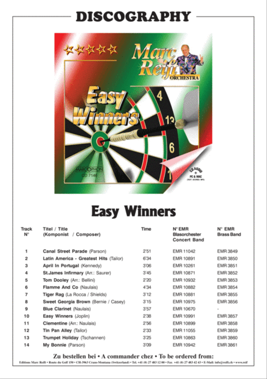 Easy Winners Easy Winners Brass Band scores gallery preview page 3