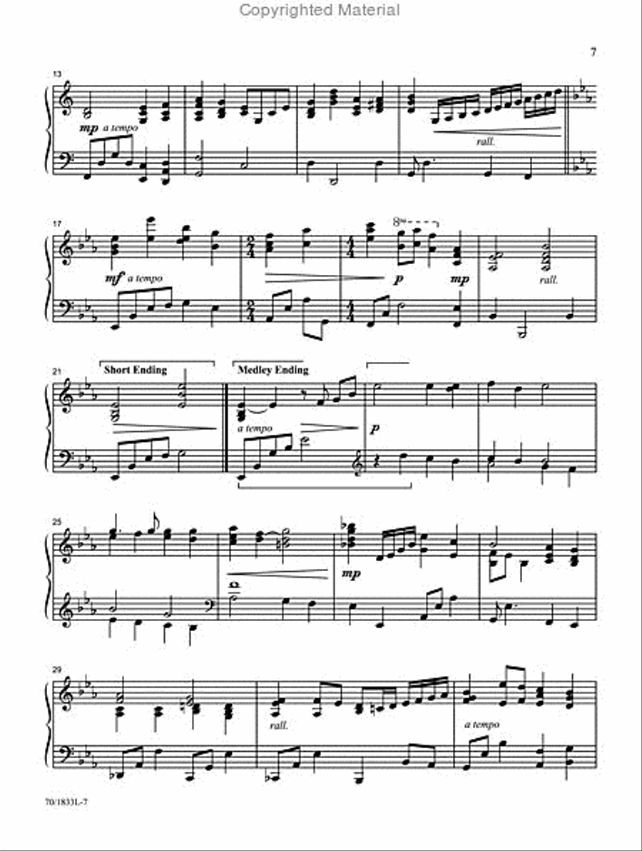 Prayludes for Communion Piano Solo scores gallery preview page 3