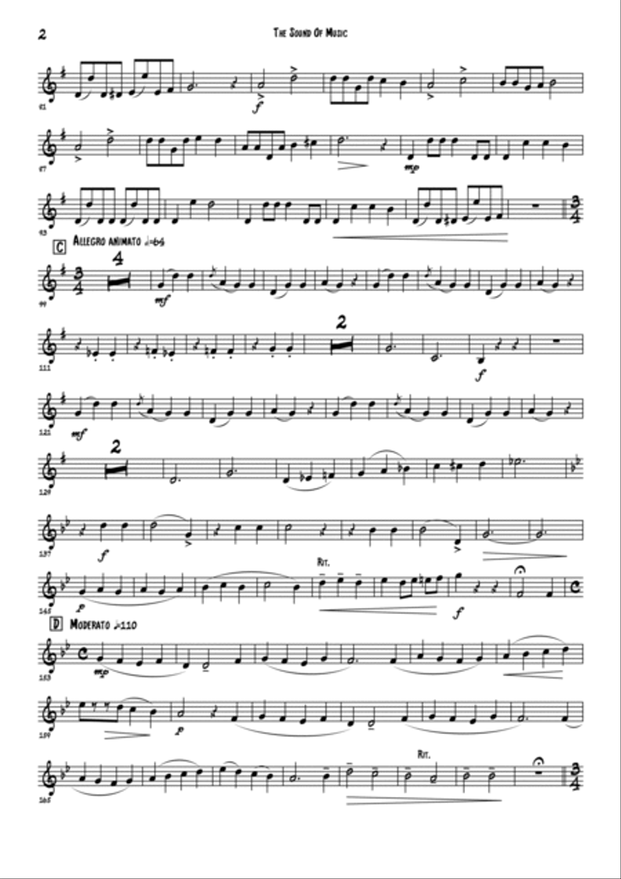 The Sound Of Music String Quartet scores gallery preview page 2