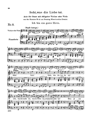 Bach: Tenor Arias, Volume I (German)