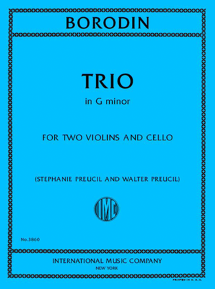 Book cover for Trio In G Minor