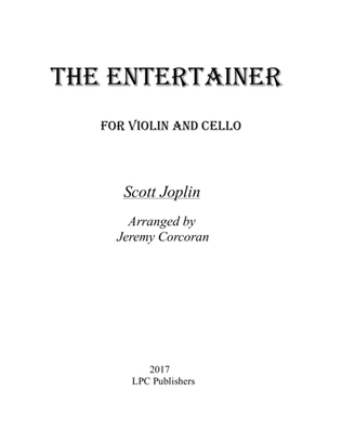 Book cover for The Entertainer for Violin and Cello