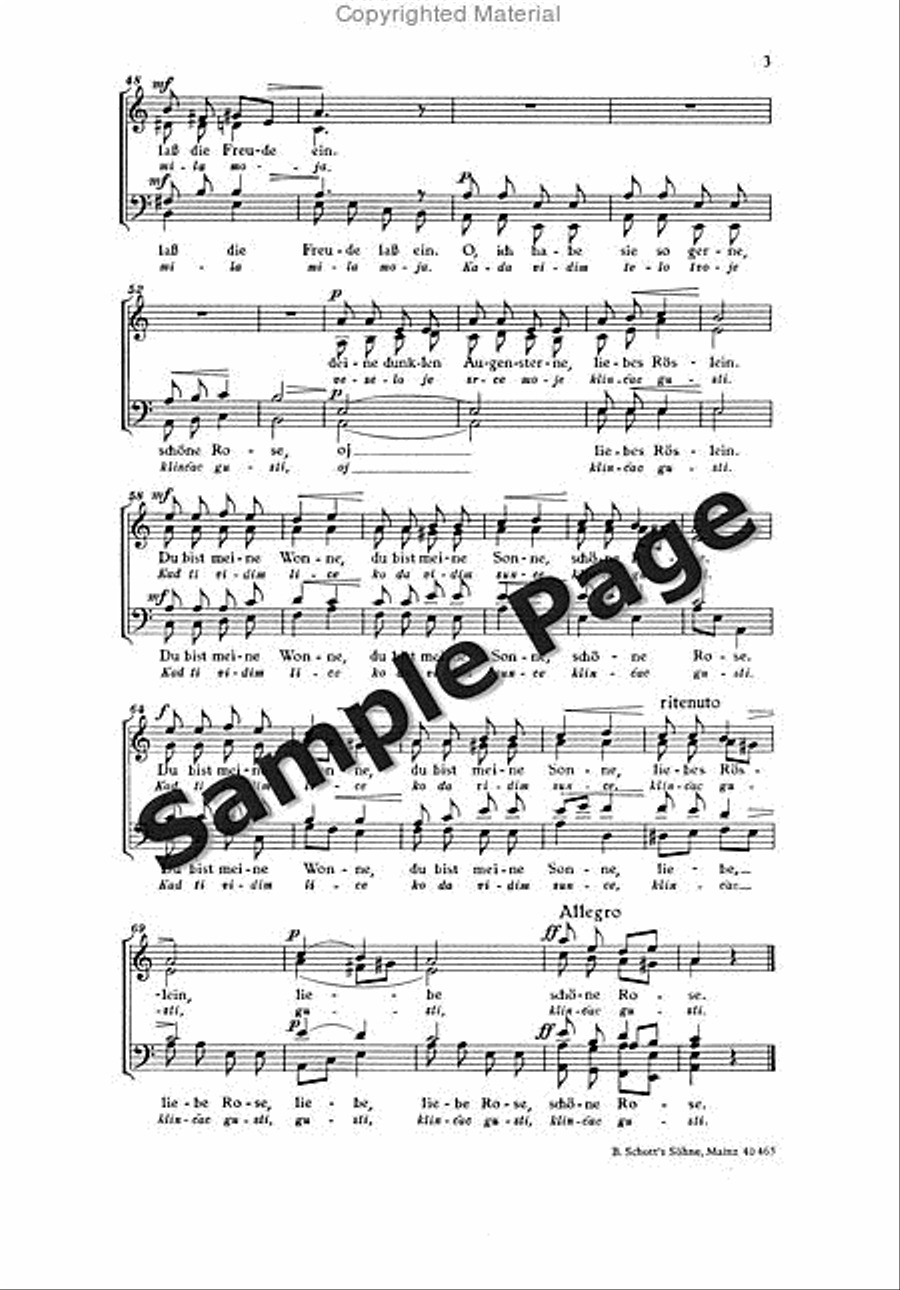 Schone Rose Mixed Choir scores gallery preview page 4