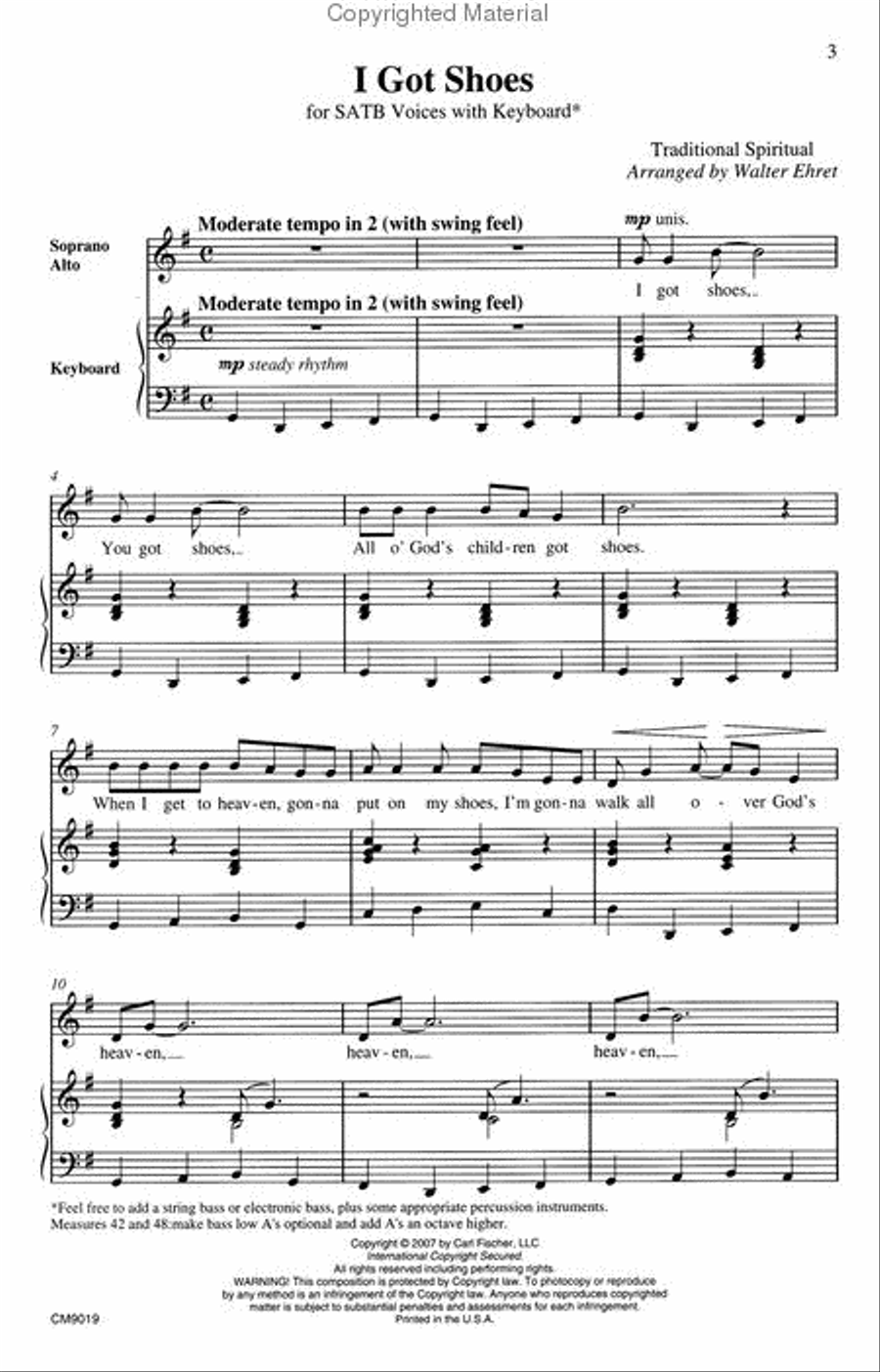 I Got Shoes 4-Part scores gallery preview page 2