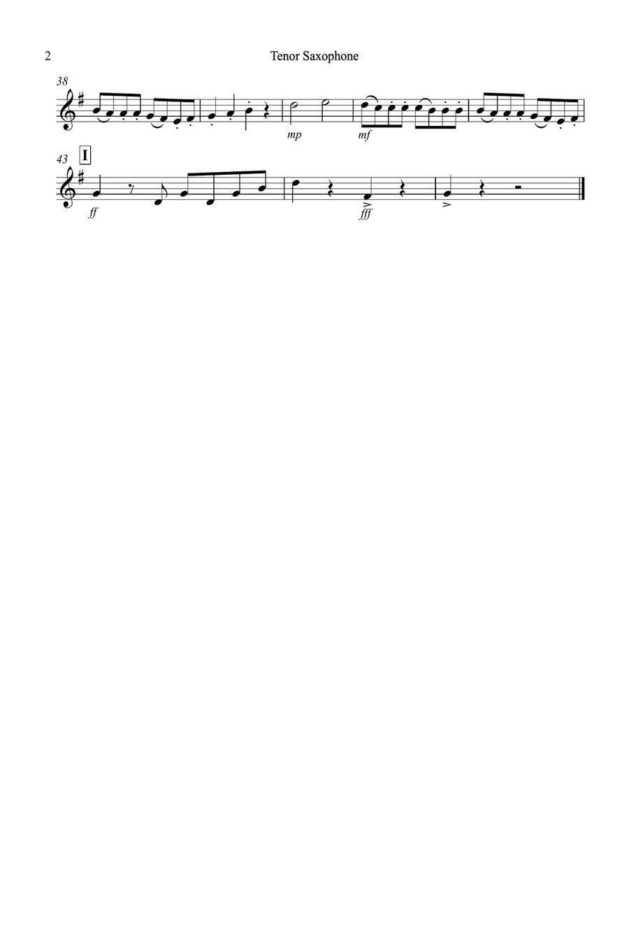 Eine Kleine (1st Movement) for Tenor Saxophone and Bassoon Duet Woodwind Duet scores gallery preview page 4