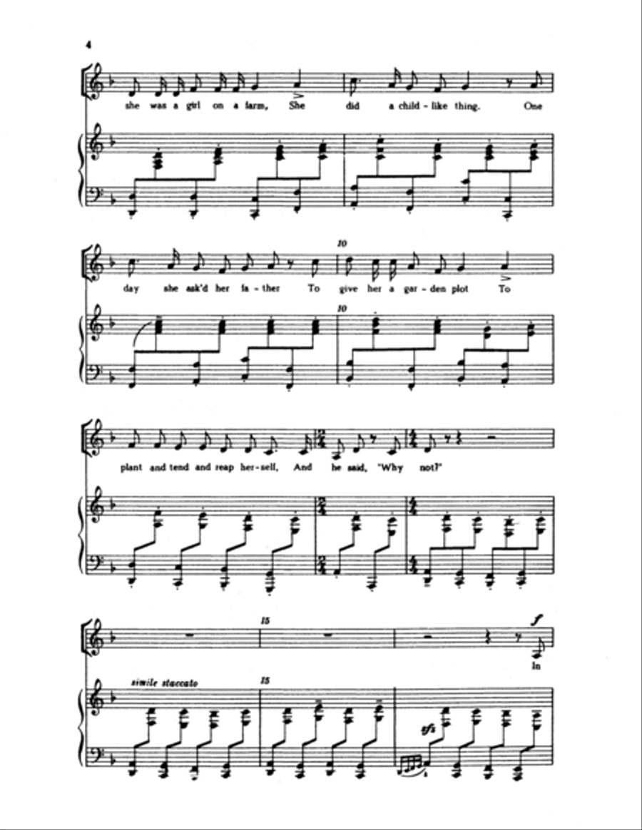 A Girl's Garden Women's Choir scores gallery preview page 5