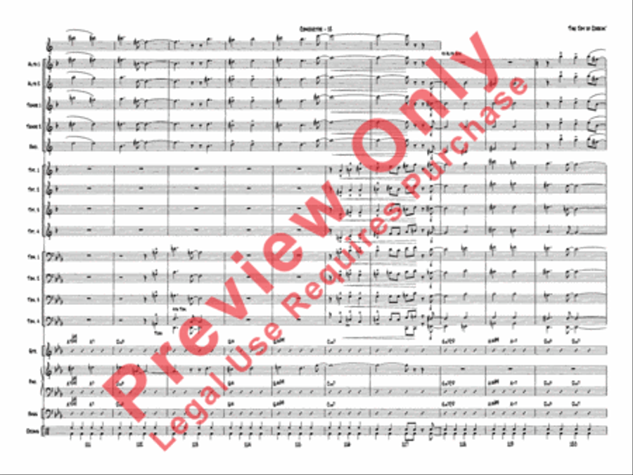 The Joy of Cookin' Jazz Ensemble scores gallery preview page 15