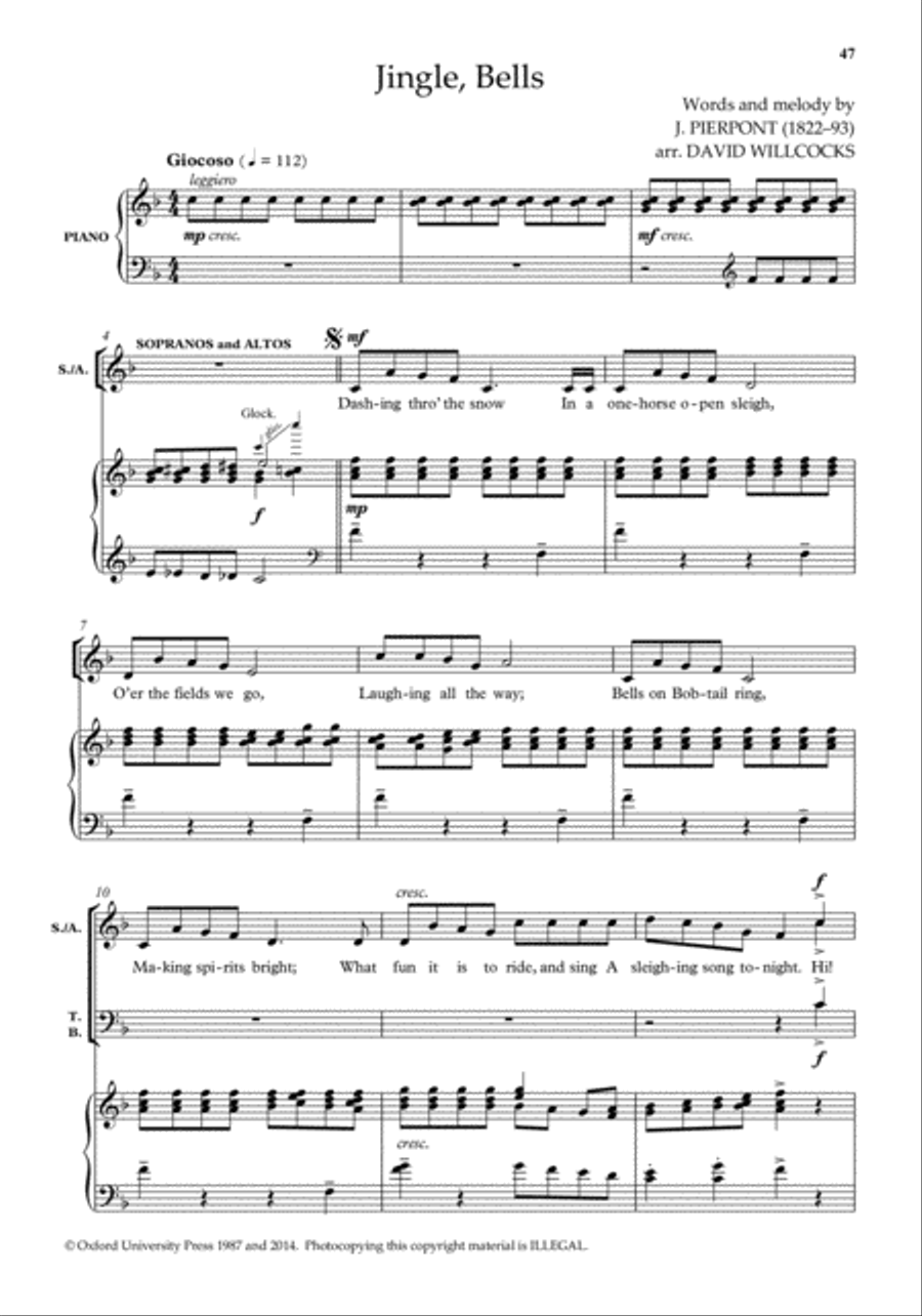 A Celebration in Carols 4-Part scores gallery preview page 8