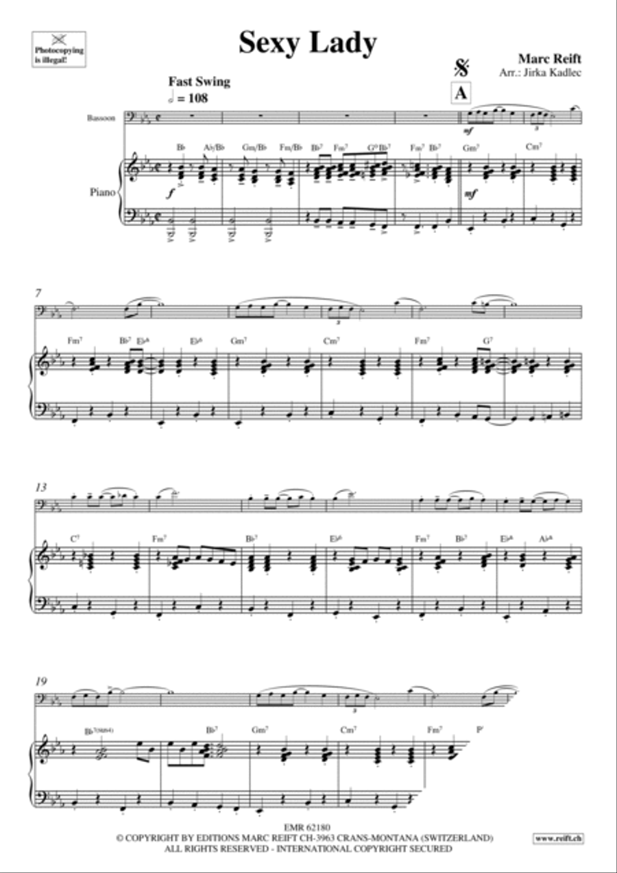 Sexy Lady Sexy Lady Bassoon Solo scores gallery preview page 3