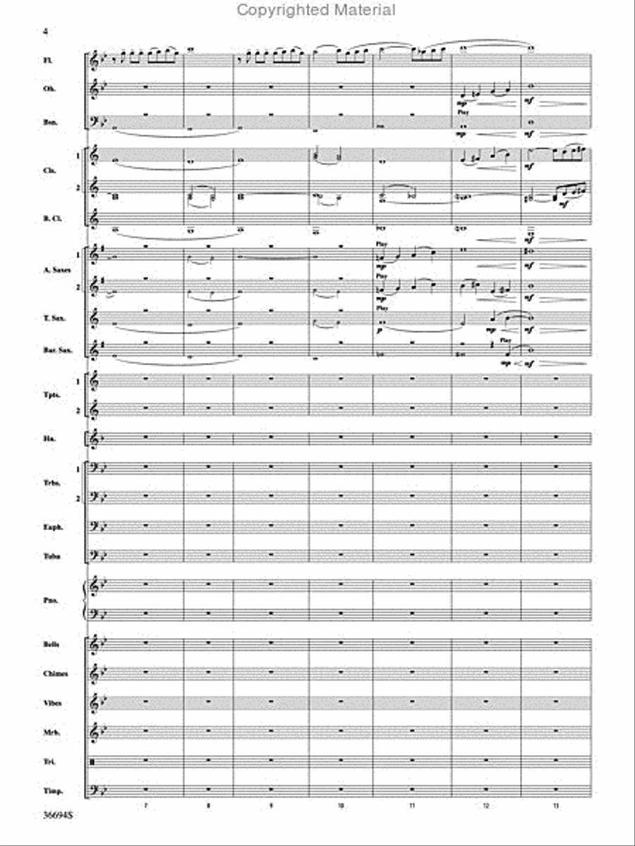 Falling Leaves Concert Band scores gallery preview page 3