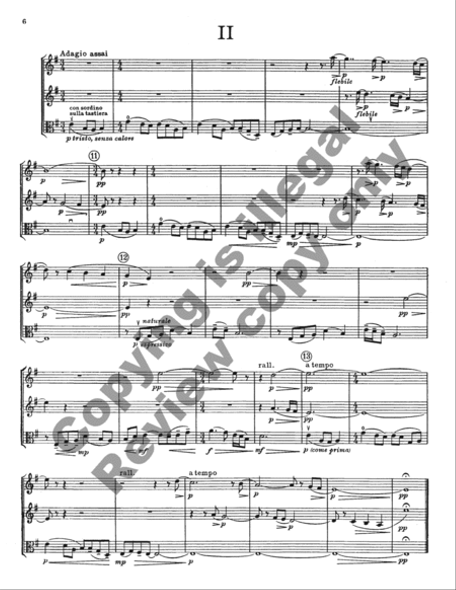 Suite for Oboe, Clarinet, and Viola Clarinet scores gallery preview page 5