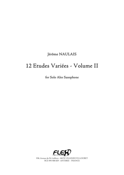 12 Etudes Variees - Volume II image number null
