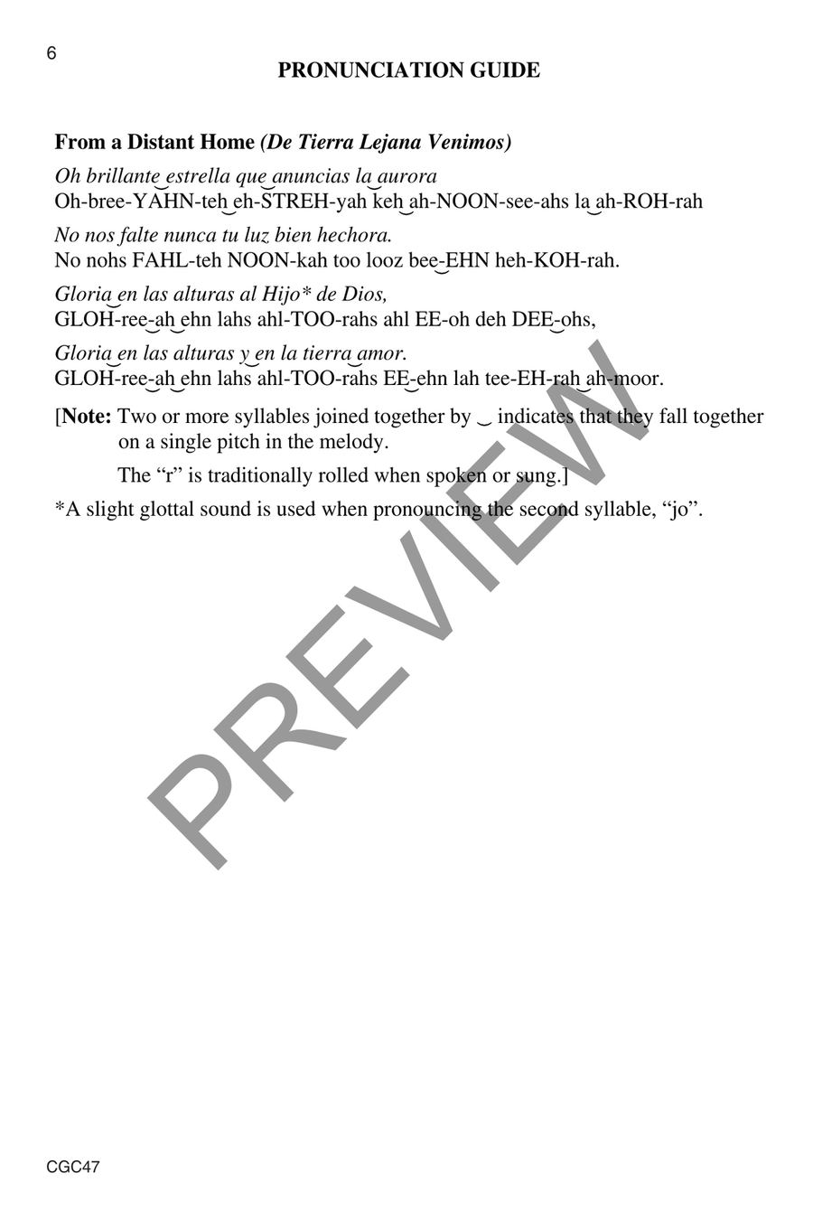 Light of the World - Demo Recording Listening CD scores gallery preview page 7