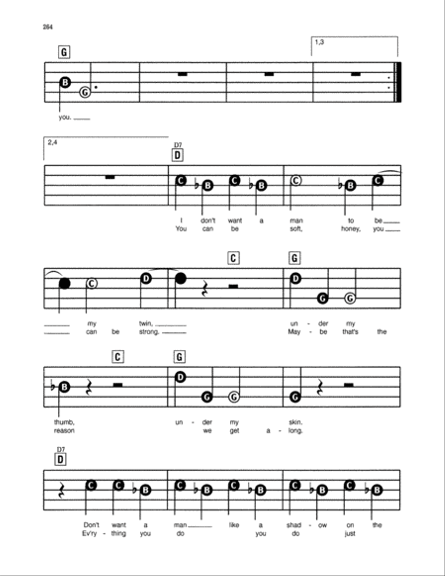 That's What I Like About You Electronic Keyboard scores gallery preview page 2