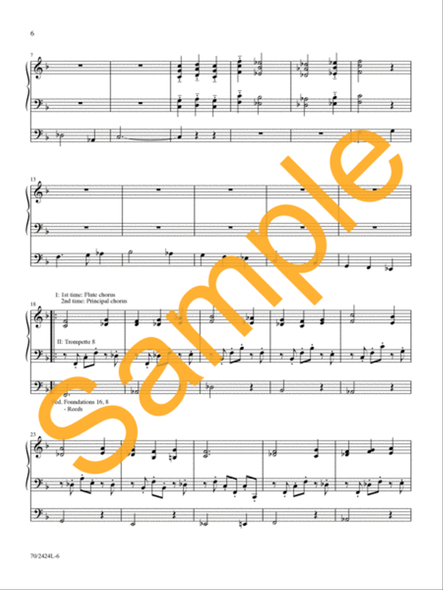 Advent to Ascension Organ Solo scores gallery preview page 6