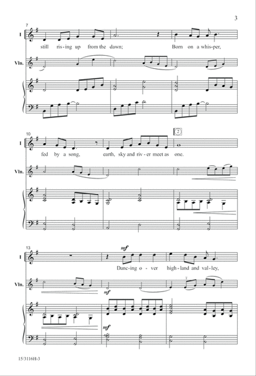 Mist on the River 2-Part scores gallery preview page 4