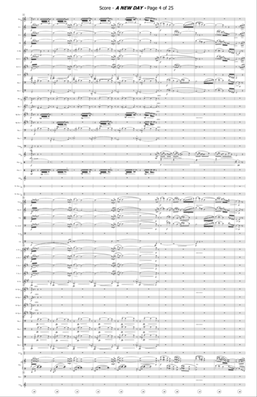 A New Day A New Day Jazz Ensemble scores gallery preview page 4