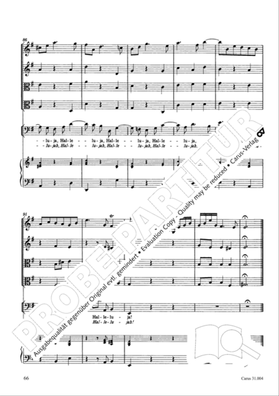 Christ lay in death's cold prison (Christ lag in Todesbanden) 4-Part scores gallery preview page 67