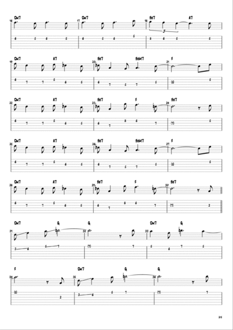Jazz Solo Study # 26 Jazz Solo Study # 26 Large Ensemble scores gallery preview page 2