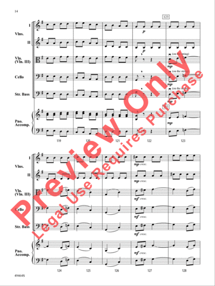 Spiccato Palooza! String Orchestra scores gallery preview page 15