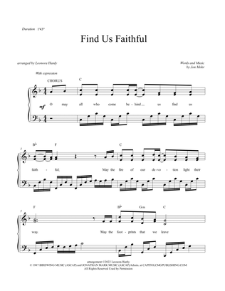 Book cover for Find Us Faithful