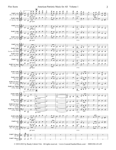 American Patriotic Music for All, Volume 1 (Flexible Ensemble) image number null