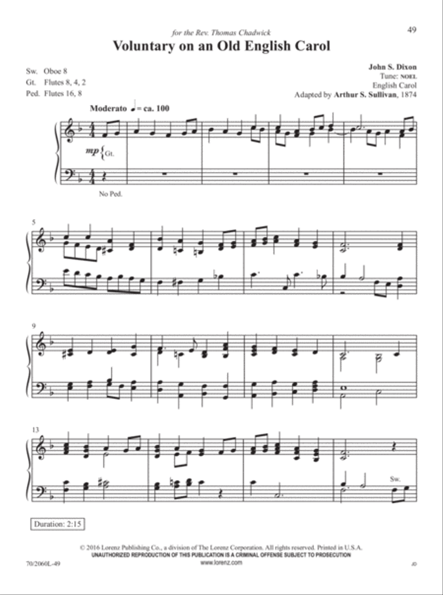 Easy Organ Library, Vol. 62 Organ Solo scores gallery preview page 30