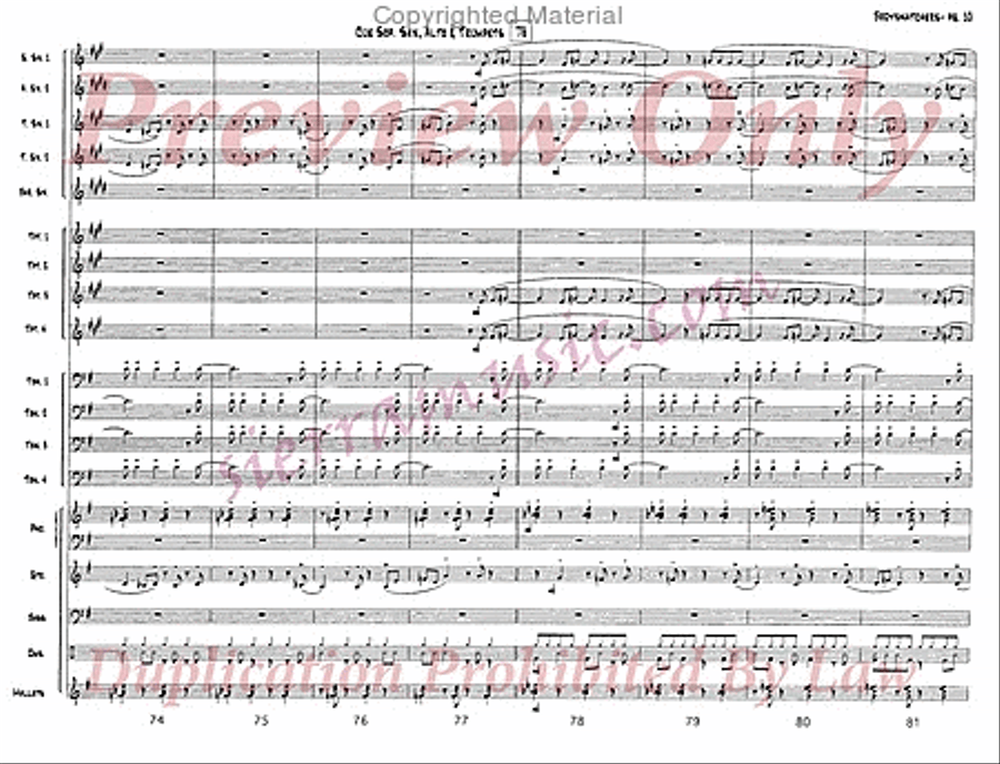 Bodysnatchers Bodysnatchers Jazz Ensemble scores gallery preview page 11