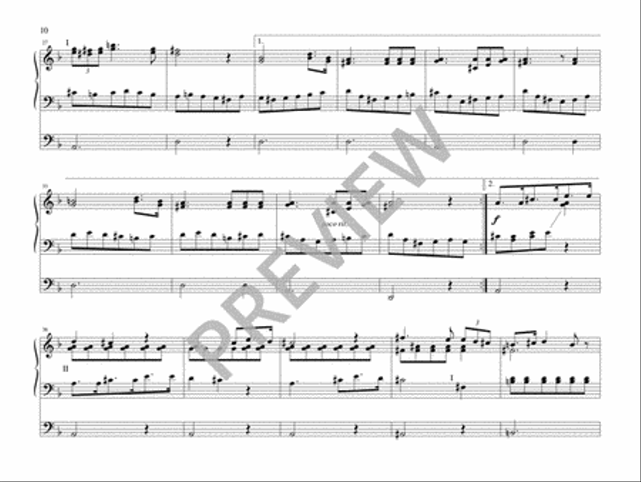 Four Schubert Classics for Organ Organ Solo scores gallery preview page 12
