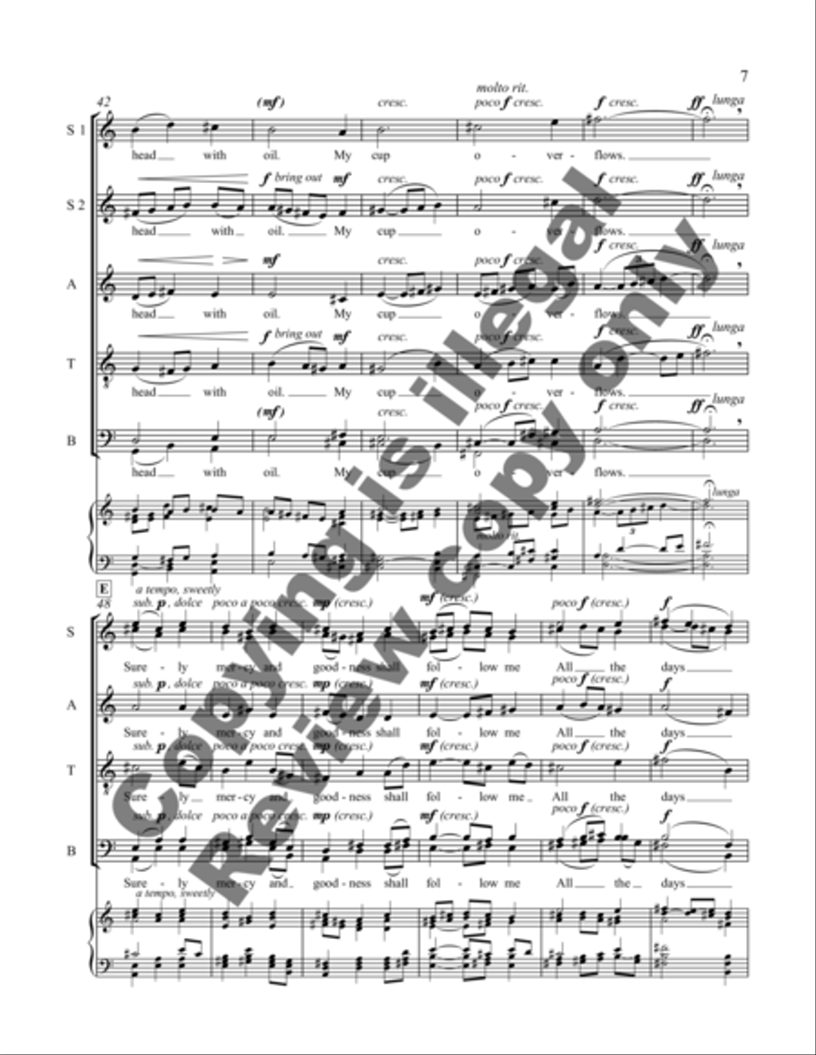 Canticle of Praise Canticle of Praise Divisi scores gallery preview page 12
