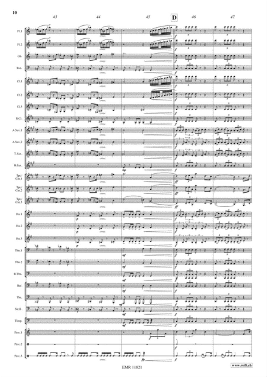 King Solomon's Mines Concert Band scores gallery preview page 11