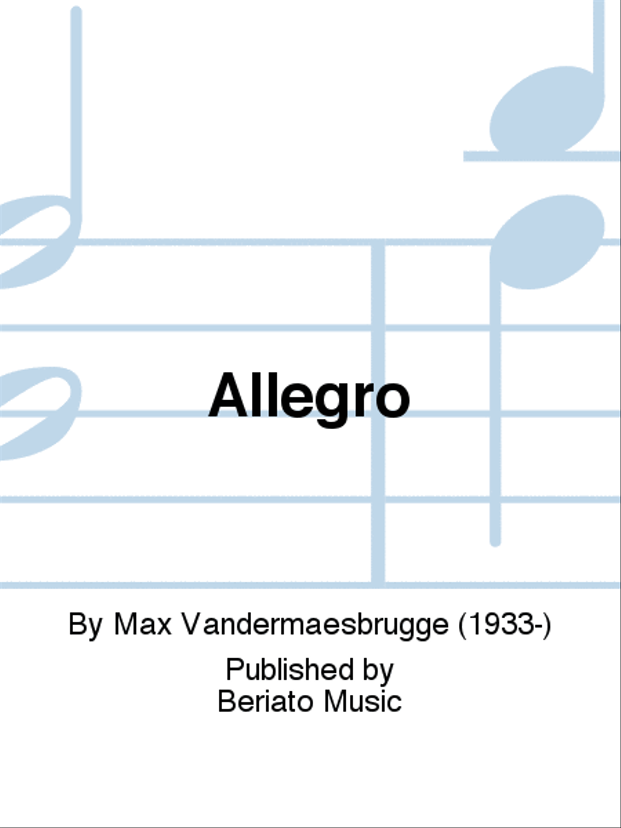 Allegro Allegro Piano Solo scores gallery preview page 1