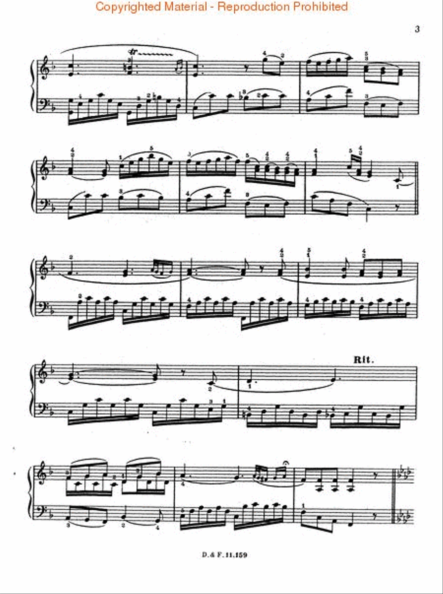 Plaisir d'Amour Plaisir d'Amour Piano Solo scores gallery preview page 3