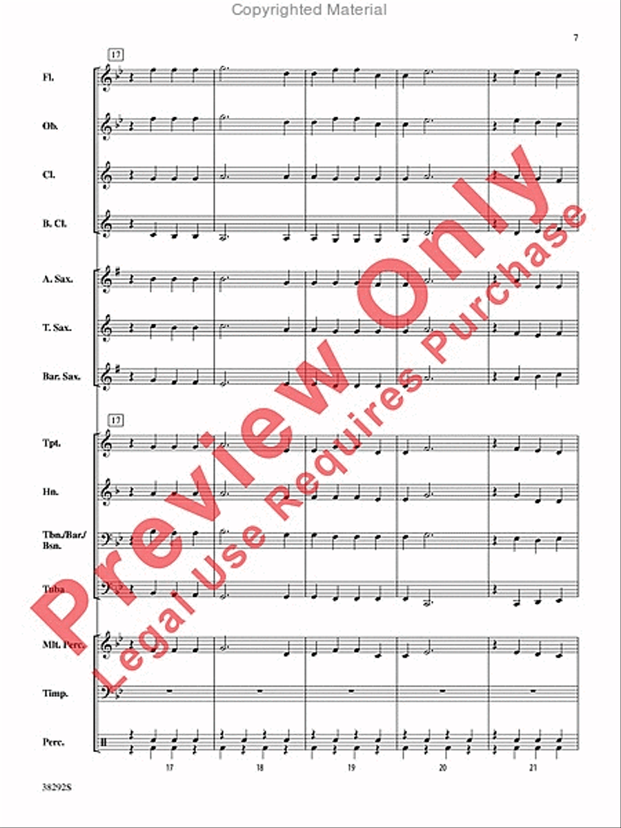 Finlandia Concert Band scores gallery preview page 8