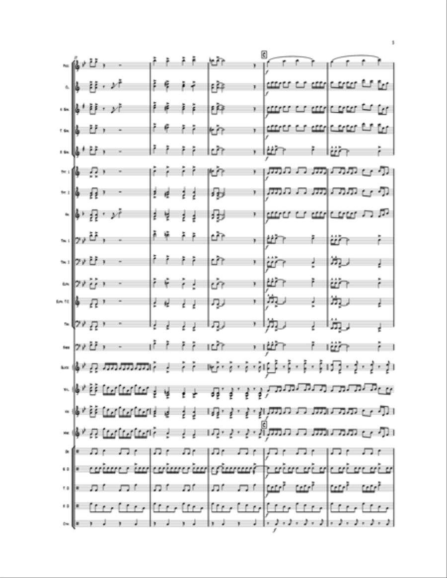 We Will Rock You We Will Rock You Marching Band scores gallery preview page 5