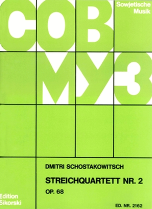 Book cover for String Quartet No. 2, Op. 68