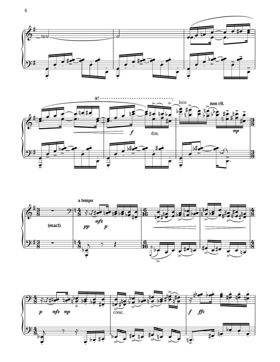 Estela: Rag Latino Estela: Rag Latino Piano Solo scores gallery preview page 6