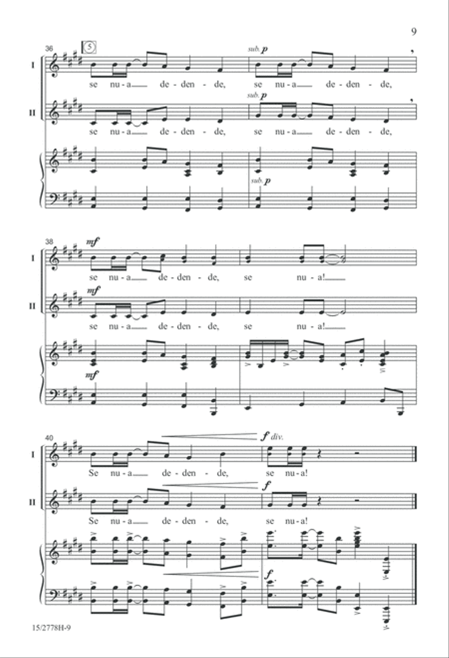 Pete, Pete! Pete, Pete! 2-Part scores gallery preview page 10