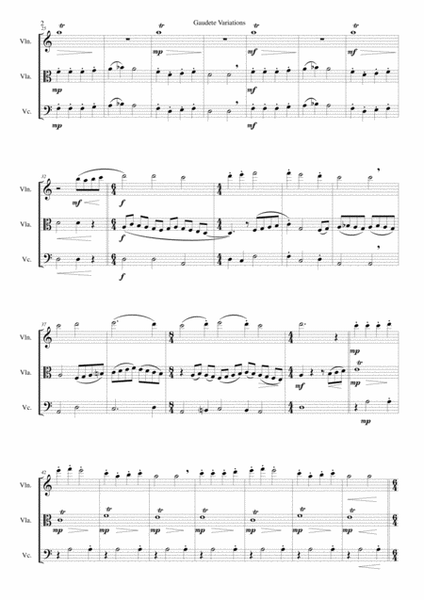 Gaudete Variations for string trio image number null