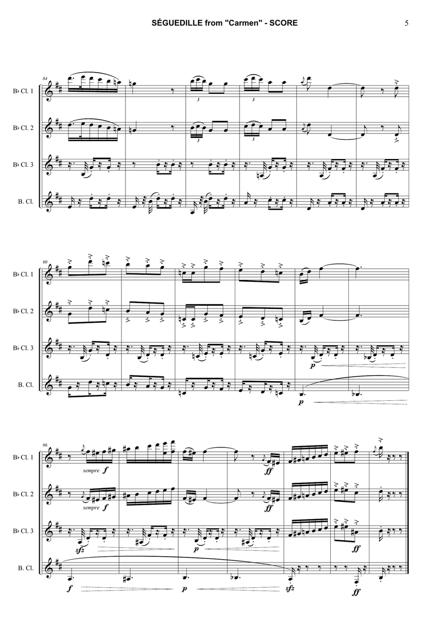 Séguedille from 