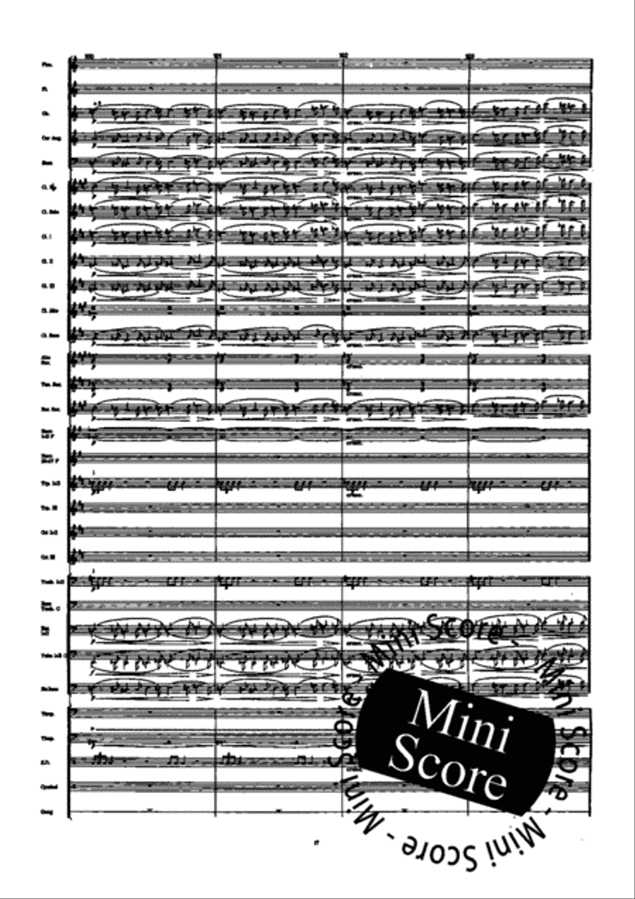 Mars, The Bringer Of War Concert Band scores gallery preview page 21