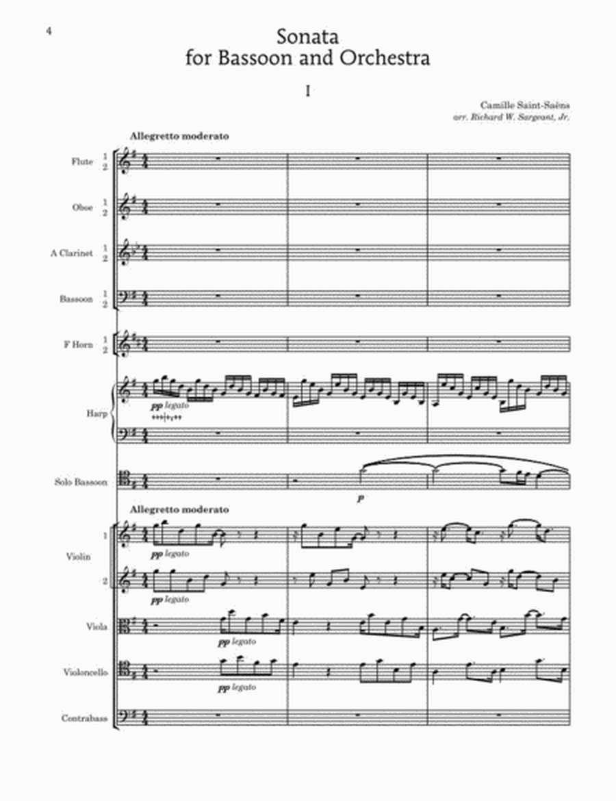 Sonata for Bassoon and Orchestra