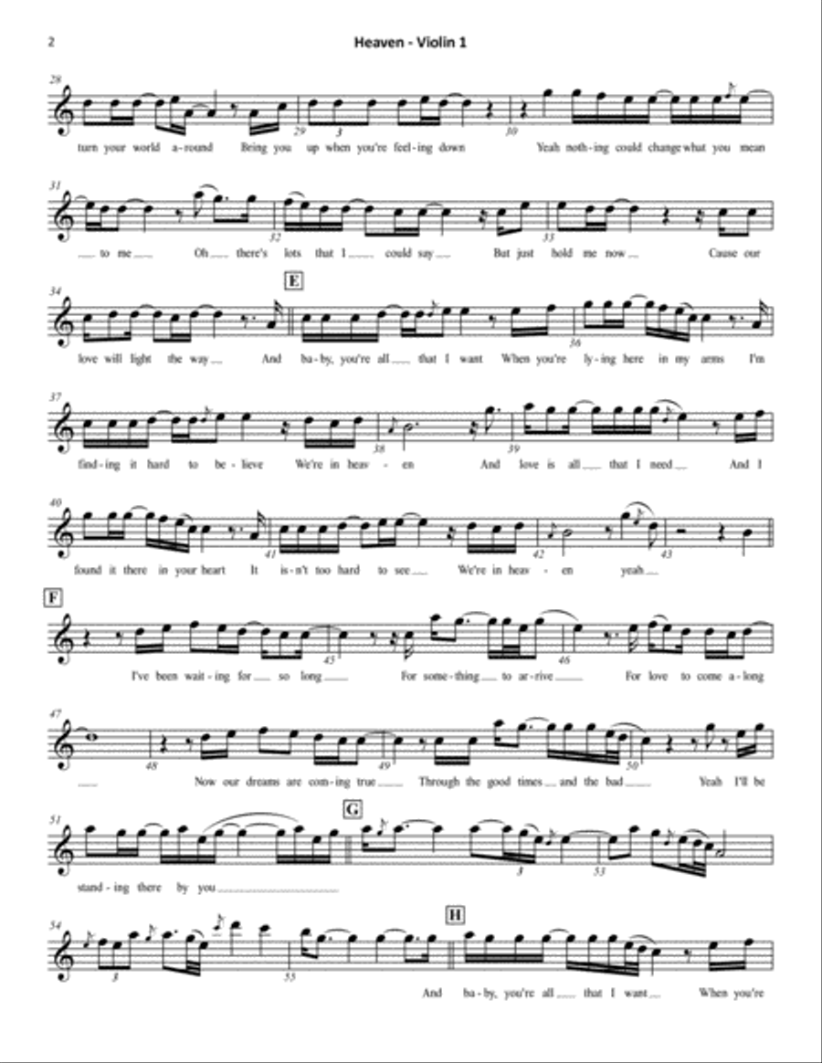 Heaven String Quartet scores gallery preview page 2