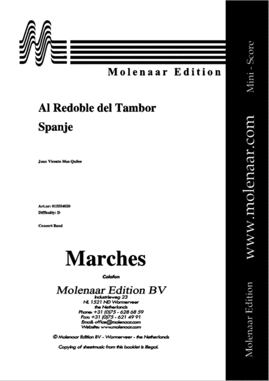 Al Redoble Del Tambor Concert Band scores gallery preview page 2