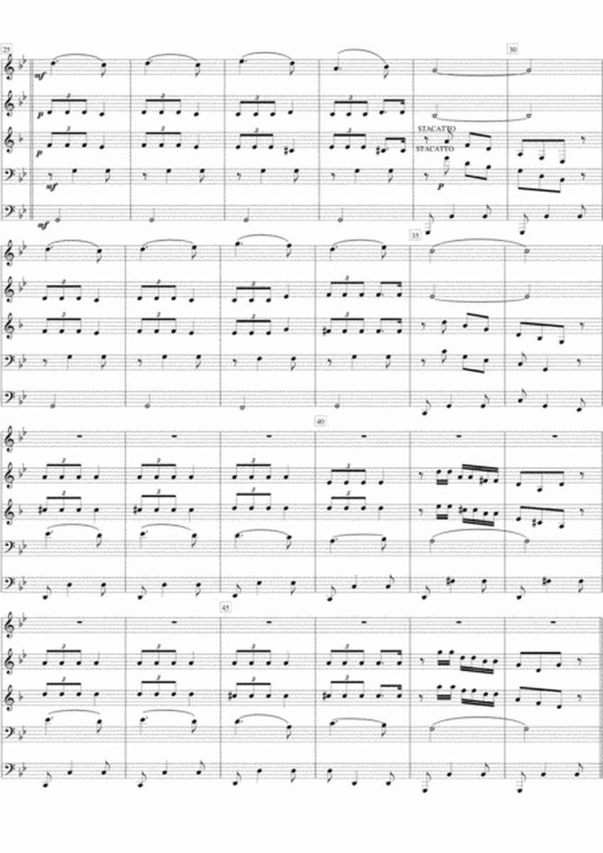 Brahms - Dança Húngara - 1 - BRASS QUINTET image number null