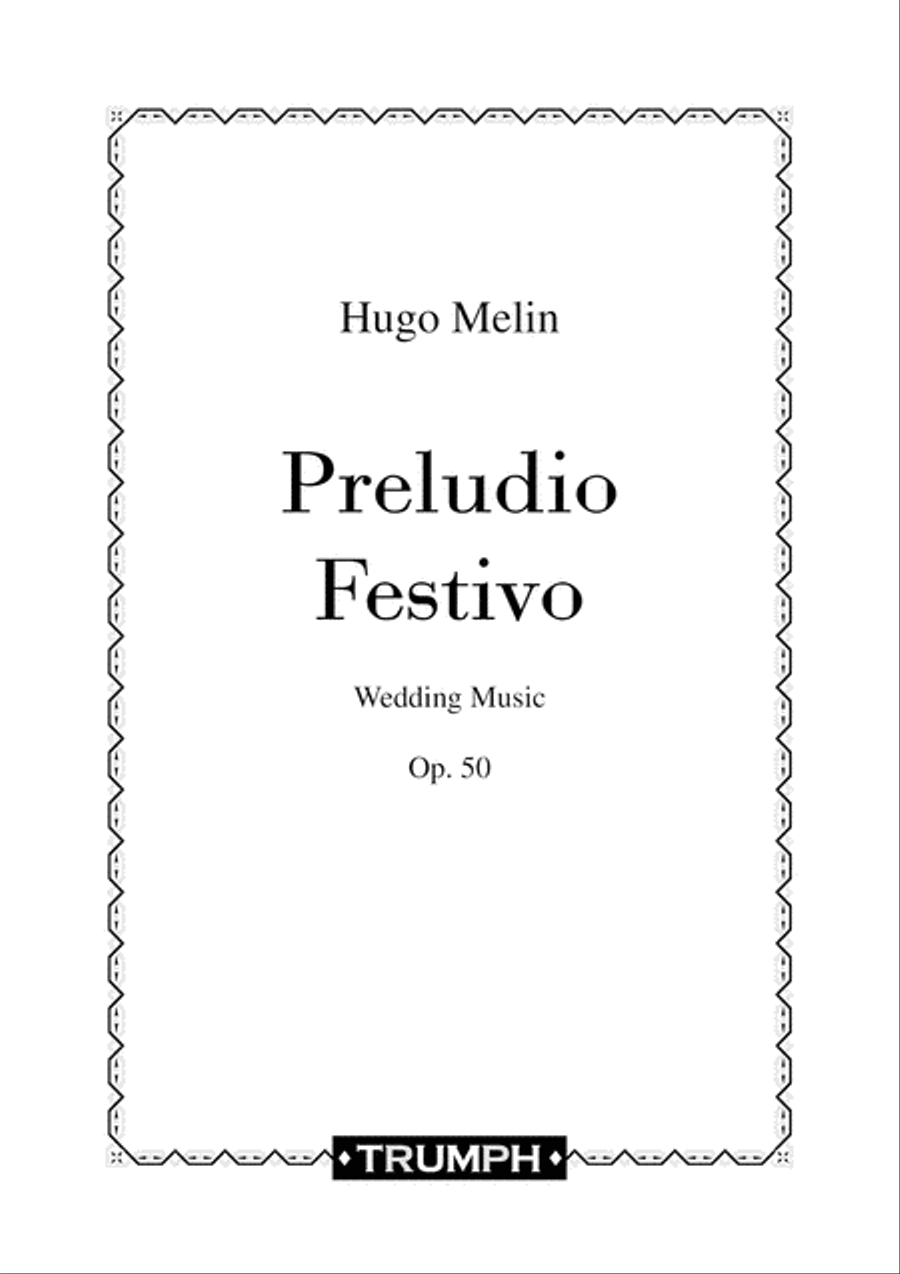 Preludio Festivo, Op. 50 - Wedding Music Organ Solo scores gallery preview page 1
