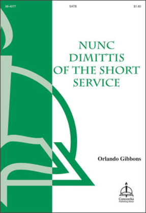 Nunc Dimittis of the Short Service