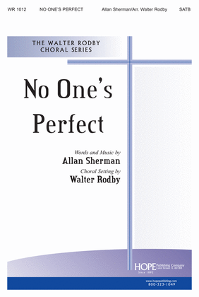 Book cover for No One's Perfect