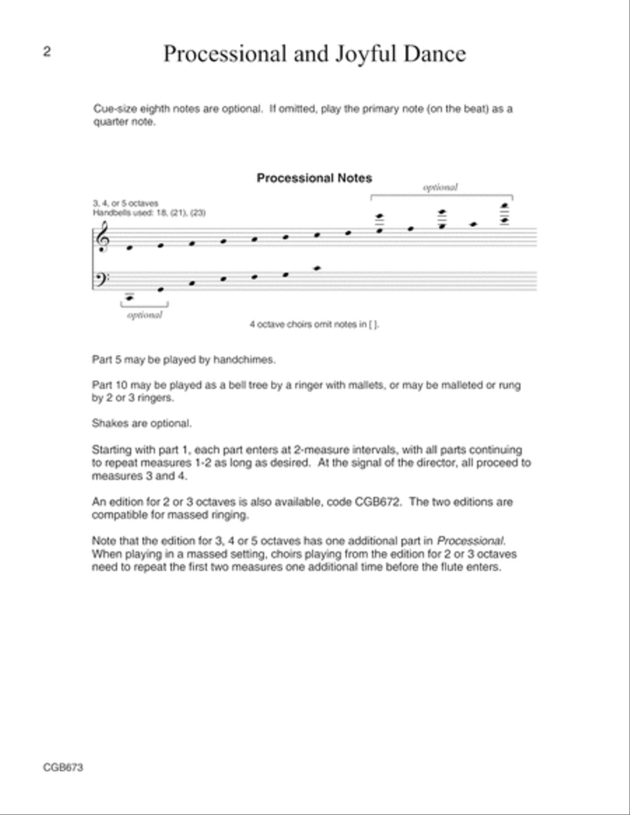 Processional and Joyful Dance 5-Octaves scores gallery preview page 2